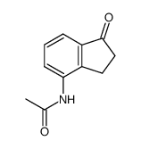 Acetamide,N-(2,3-dihydro-1-oxo-1H-inden-4-yl)- Structure