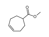 4-cycloheptene-1-carboxylic acid methyl ester结构式