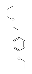 Benzene, 1-ethoxy-4-(2-propoxyethyl)- (9CI) structure