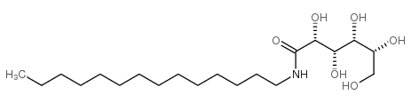 N-tetradecyl-D-gluconamide Structure