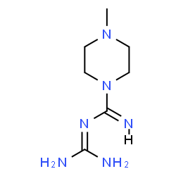 N-[Amino(imino)methyl]-4-methylpiperazine-1-carboximidamide结构式