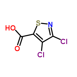3,4-Dichloro-5-Isothiazolecarboxylic acid Structure