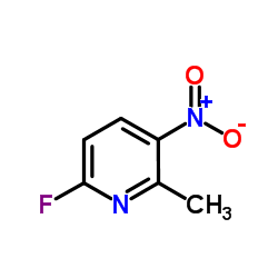 2-Fluoro-6-methyl-5-nitropyridine Structure