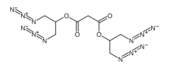 bis(1,3-diazidopropan-2-yl) propanedioate Structure