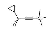 1-cyclopropyl-3-(triMethylsilyl)prop-2-yn-1-one结构式