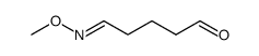 Pentanedial mono-(O-methyl-oxime)结构式