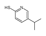 2(1H)-Pyridinethione,5-(1-methylethyl)-(9CI) structure