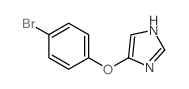 4-(4-Bromo-phenoxy)-4,5-dihydro-1H-imidazole Structure