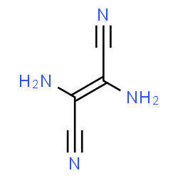 (E)-1,2-Diamino-1,2-dicyanoethene结构式