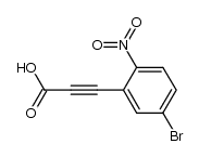 (5-bromo-2-nitro-phenyl)-propiolic acid结构式