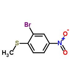 2-Bromo-1-(methylsulfanyl)-4-nitrobenzene Structure