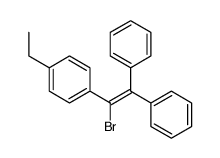 1-Bromo-2,2-diphenyl-1-(p-ethylphenyl)ethene structure