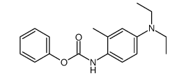 phenyl N-[4-(diethylamino)-2-methylphenyl]carbamate Structure