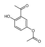 (3-acetyl-4-hydroxyphenyl) acetate结构式