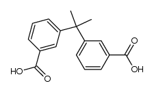 3,3'-isopropylidene-di-benzoic acid结构式