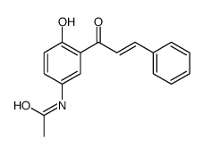 N-[4-hydroxy-3-(3-phenylprop-2-enoyl)phenyl]acetamide Structure