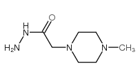 2-(4-methylpiperazin-1-yl)acetohydrazide Structure