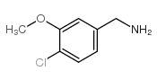 4-Chloro-3-methoxybenzenemethanamine Structure