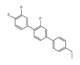 4’’-乙基-2’,3,4-三氟-1,1’:4’,1’’-三联苯结构式