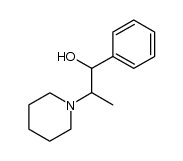 1-phenyl-2-piperidin-1-yl-propan-1-ol Structure