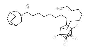 3-Azabicyclo[3.2.2]nonane,3-[8-(1,4,5,6,7,7-hexachloro-3-octylbicyclo[2.2.1]hept-5-en-2-yl)-1-oxooctyl]-(9CI) picture