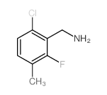 6-氯-2-氟-3-甲基苄胺结构式