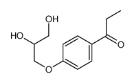 4'-(2,3-Dihydroxypropoxy)propiophenone结构式