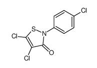 4,5-dichloro-2-(4-chlorophenyl)-1,2-thiazol-3-one Structure