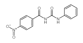 Benzamide,4-nitro-N-[(phenylamino)carbonyl]- structure