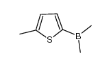 5-methyl-thienyl-(2)dimethylborane Structure