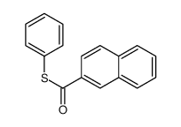 2-Naphthalene(thiocarboxylic acid)S-phenyl ester结构式
