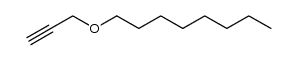 n-octyl propargyl ether结构式