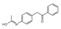 N-(4-phenacylphenyl)acetamide Structure