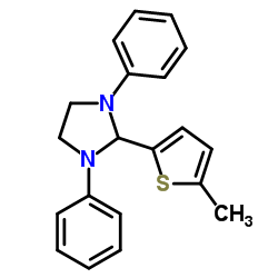 2-(5-Methyl-2-thienyl)-1,3-diphenylimidazolidine Structure