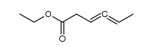 ethyl hexa-3,4-dienoate结构式