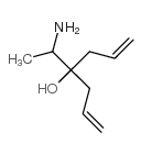 4-(1-AMINO-ETHYL)-HEPTA-1,6-DIEN-4-OL Structure