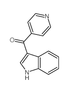 1H-indol-3-yl-pyridin-4-yl-methanone structure