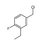 4-(chloromethyl)-2-ethyl-1-fluorobenzene Structure