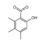 3,4,5-trimethyl-2-nitrophenol Structure