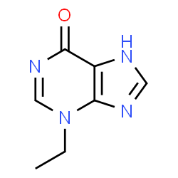 6H-Purin-6-one,3-ethyl-3,7-dihydro-(9CI) structure