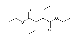 1,2-Diethyl-bernsteinsaeure-diethylester Structure