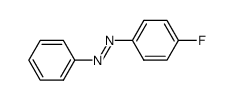 (E)-4-Fluoroazobenzene structure