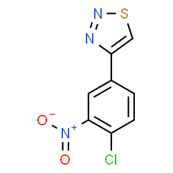 4-(4-Chloro-3-nitrophenyl)-1,2,3-thiadiazole Structure