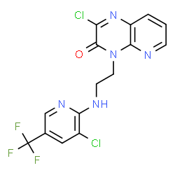 2-CHLORO-4-(2-([3-CHLORO-5-(TRIFLUOROMETHYL)-2-PYRIDINYL]AMINO)ETHYL)PYRIDO[2,3-B]PYRAZIN-3(4H)-ONE Structure