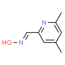 2-Pyridinecarboxaldehyde,4,6-dimethyl-,oxime(9CI)结构式