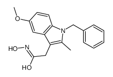 2-(1-benzyl-5-methoxy-2-methylindol-3-yl)-N-hydroxyacetamide Structure
