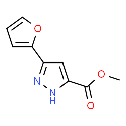 Methyl 5-(furan-2-yl)-1h-pyrazole-3-carboxylate ,97 structure