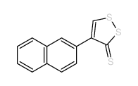 4-naphthalen-2-yldithiole-3-thione结构式