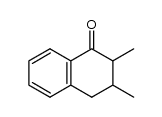 2,3-dimethyl-1-keto-1,2,3,4-tetrahydronaphthalene结构式