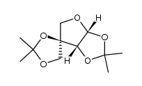 1,2,3,3'-di-O-isopropylidene-3-C-(hydroxymethyl)-α-D-erythrofuranose结构式